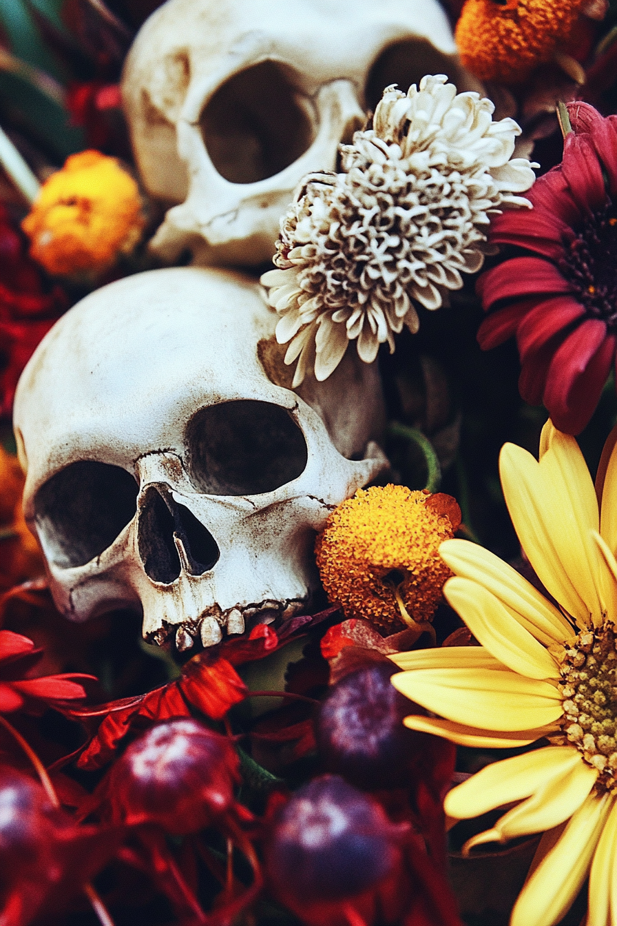 halloween bouquet 💀 🌺