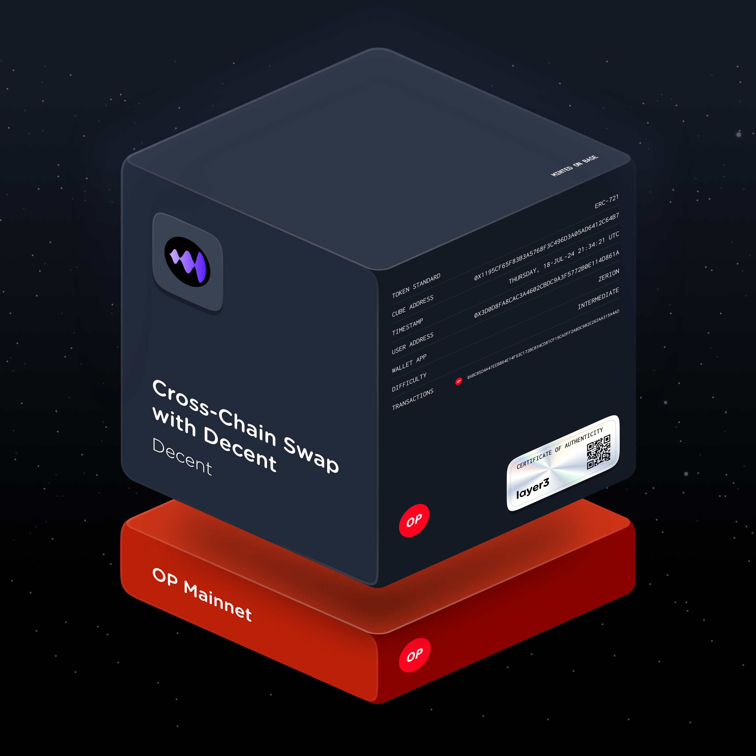 Cross-Chain Swap with Decent