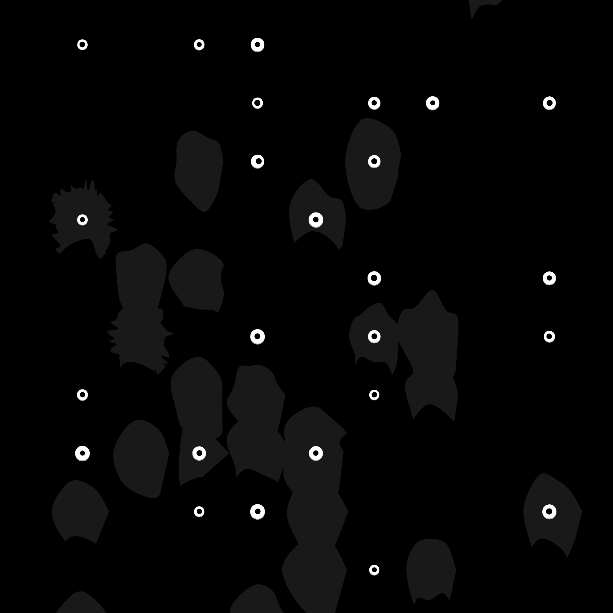 Kinetic Base Blob #21 (~108 Size 195 Kinetic Blobs with 91 Eyes Sporting the Just Eyes Theme)