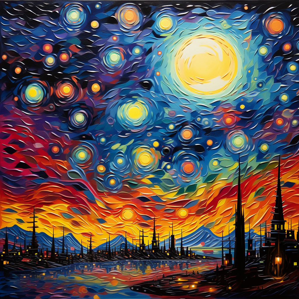 Starry Night by AI