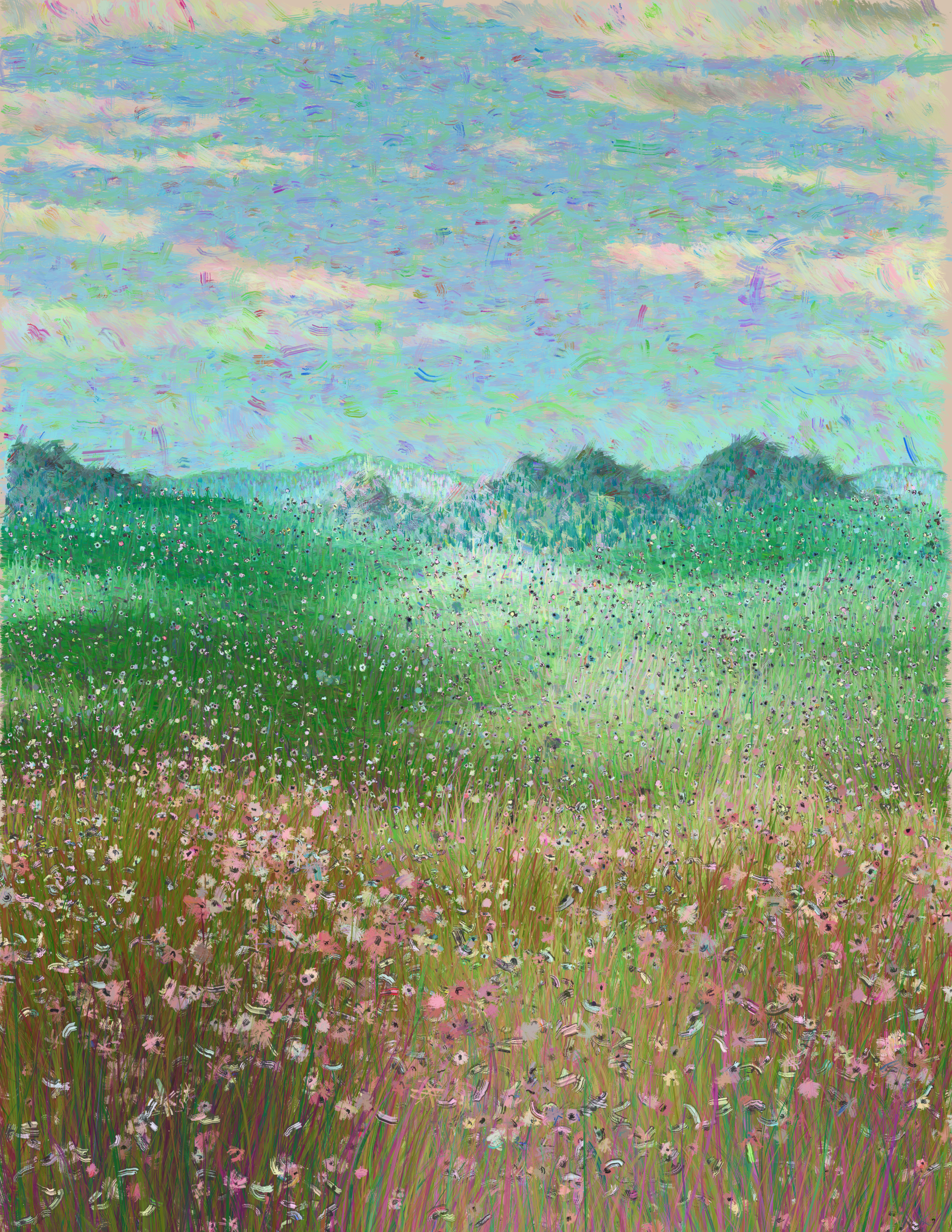 Pink Field, Up Close