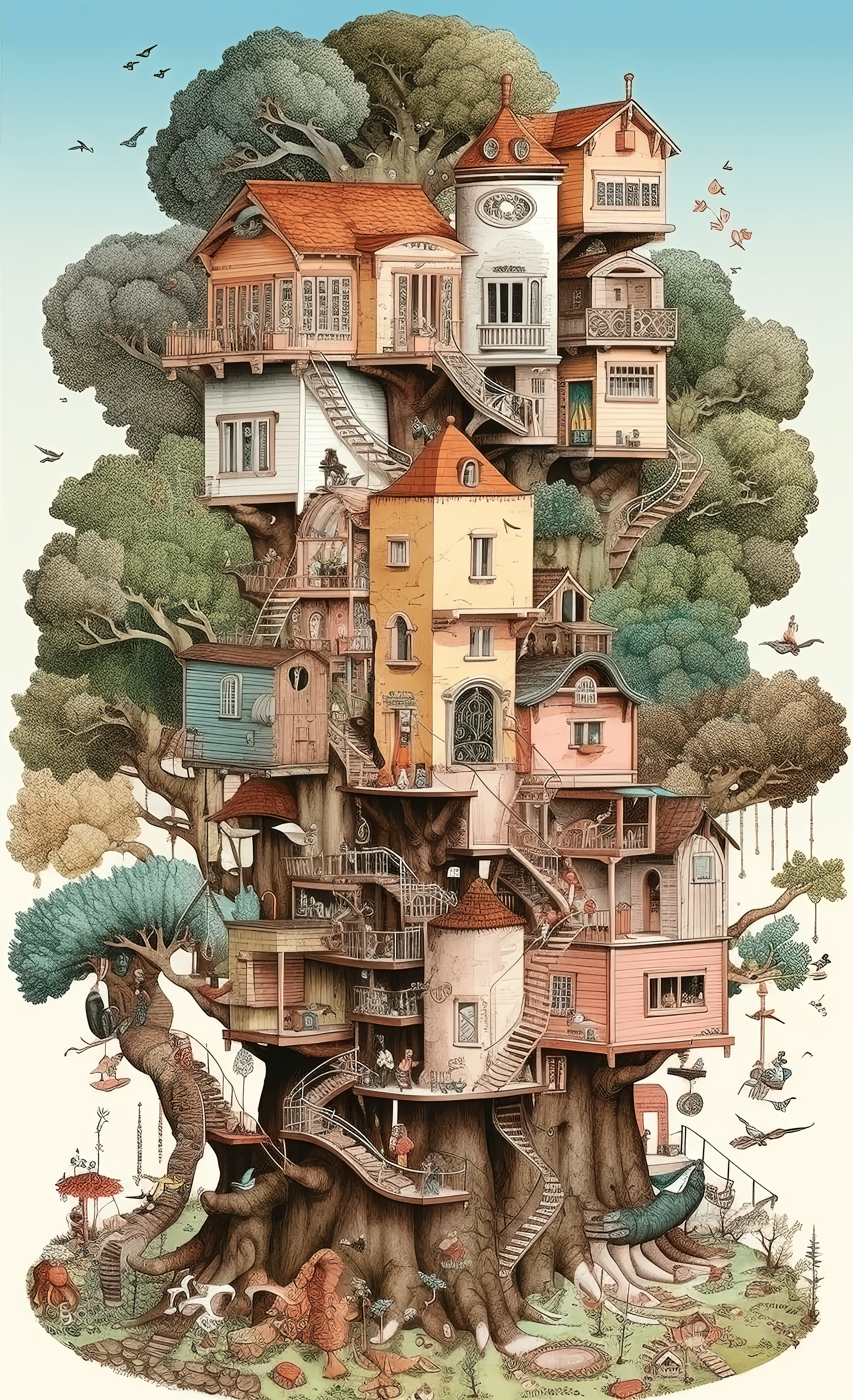 Sunrise in the Tree House