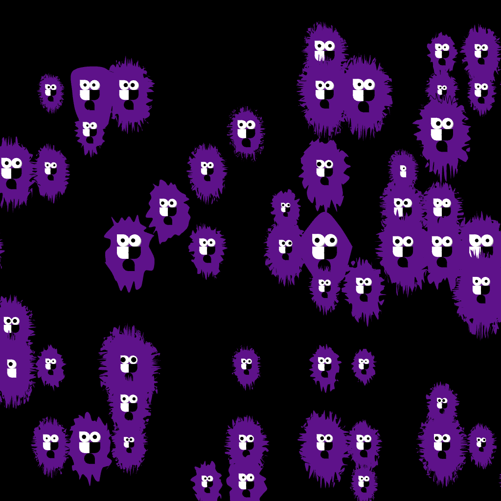 12x18 Basedpepen Blob with 132 Eyes #6