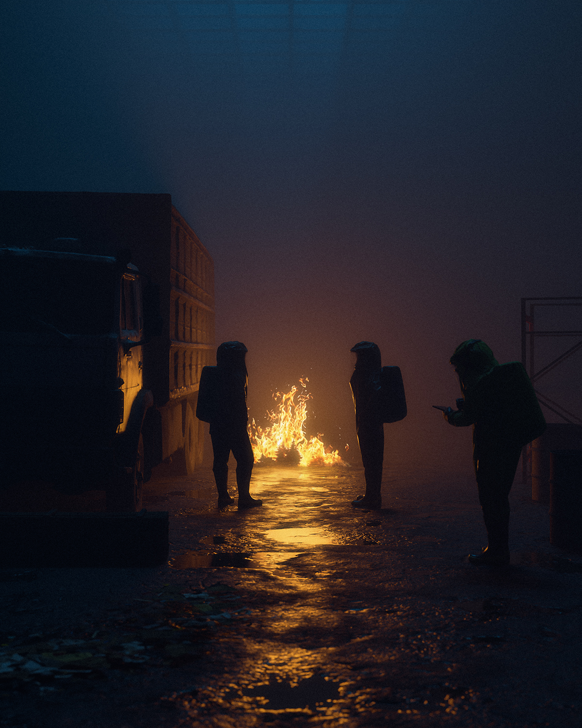 Conversations in the dark