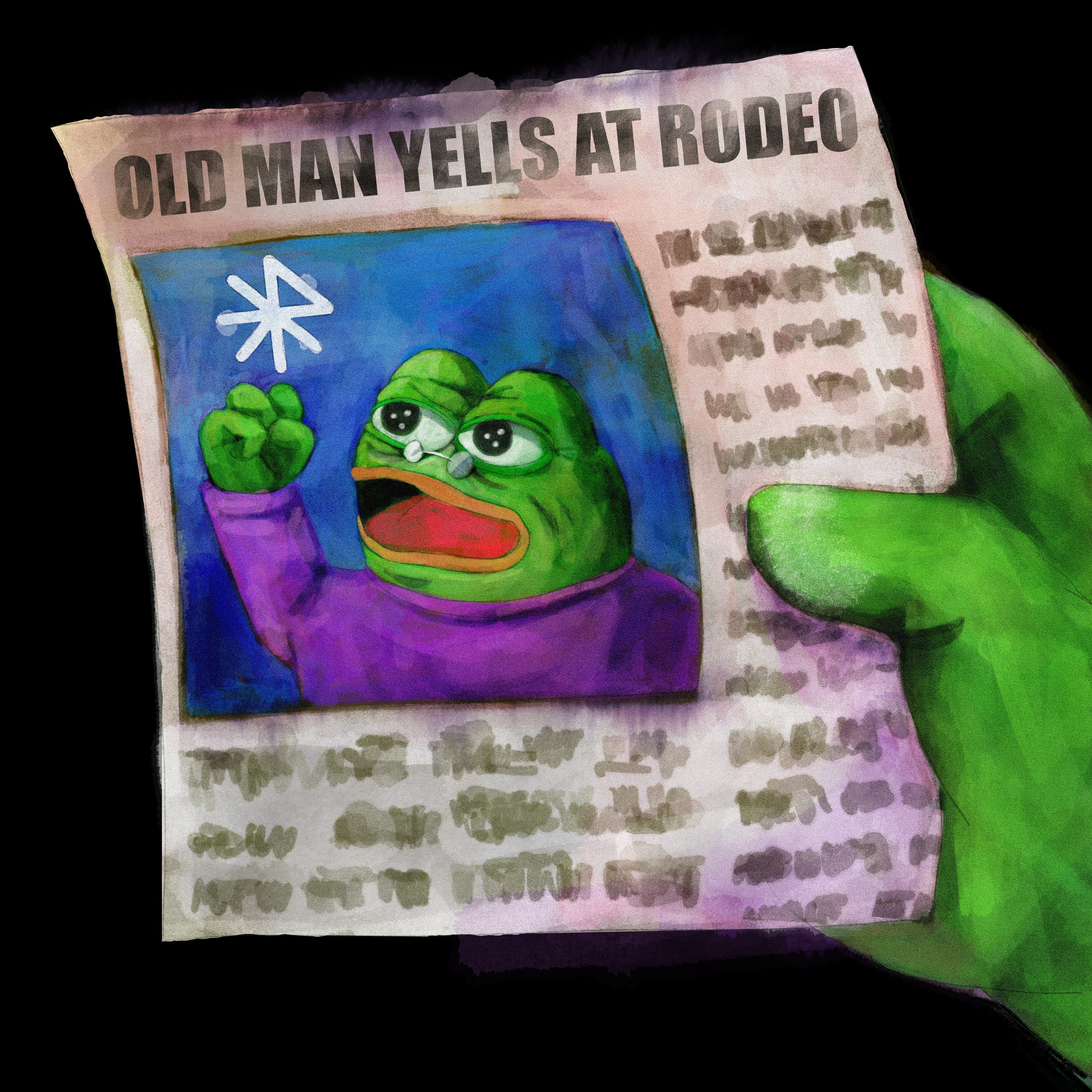 Homage for Old Man Yells at Cloud