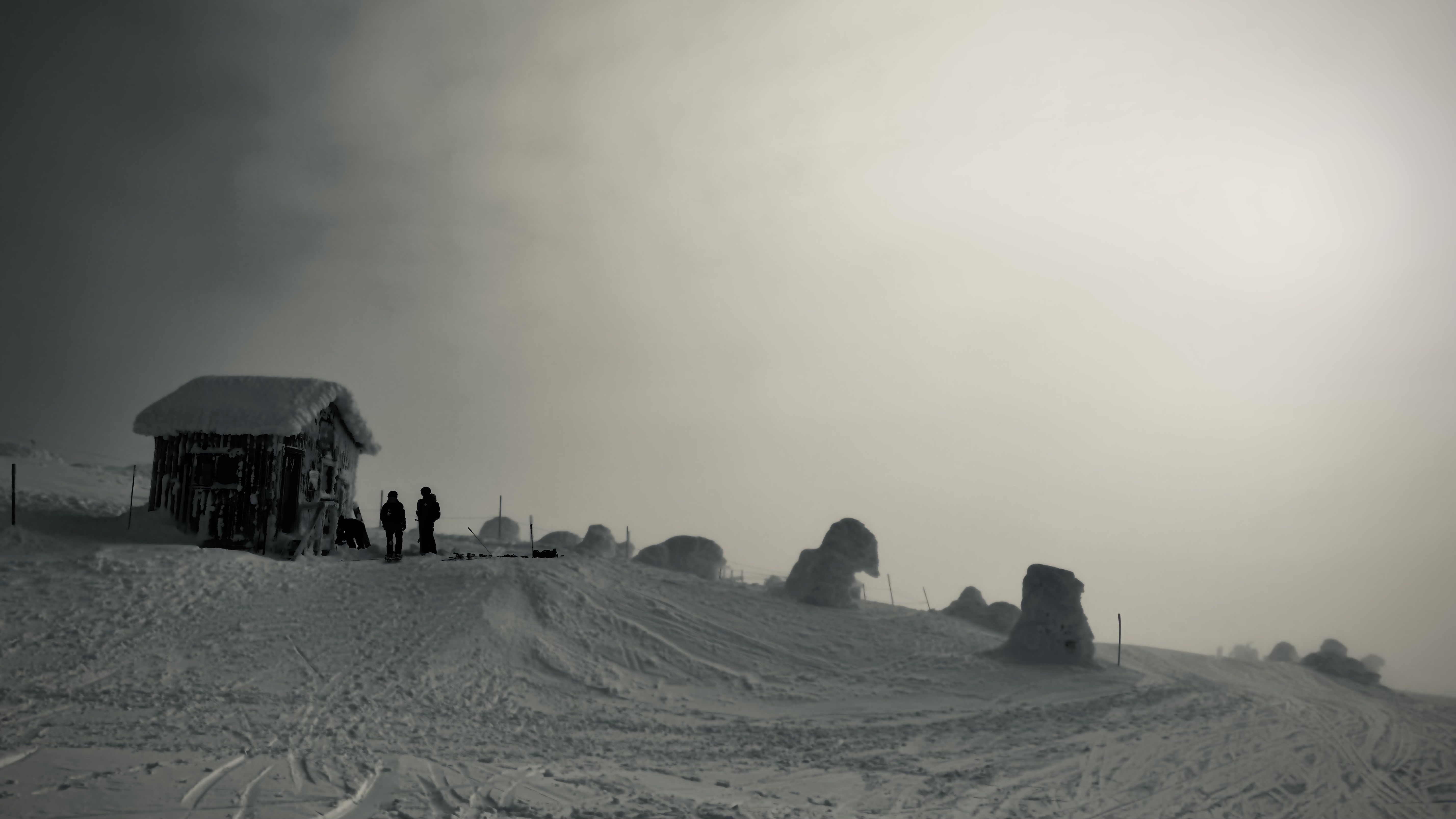 the upper ski patrol hut