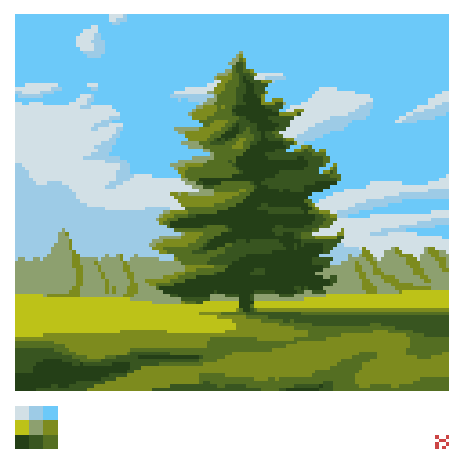 Pixel Arboretum White Pine