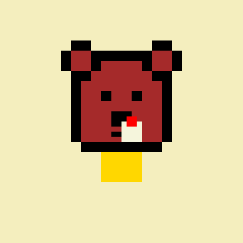 Pixel Bear #72828