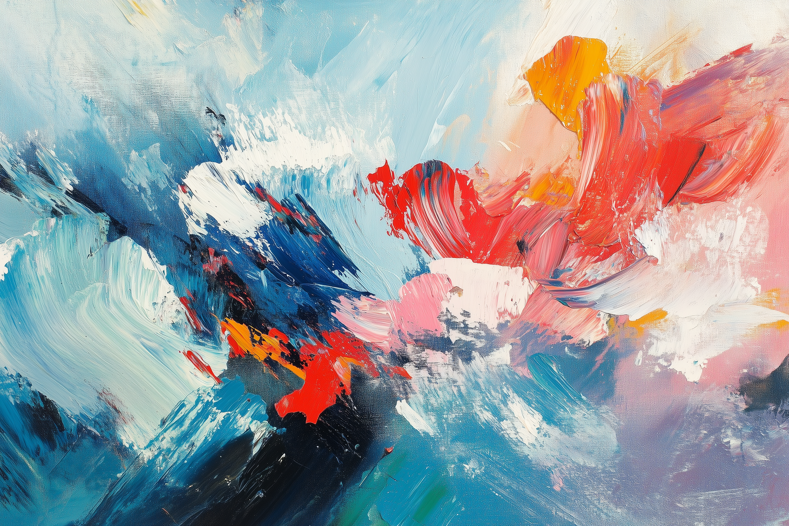 trying to ride all the waves