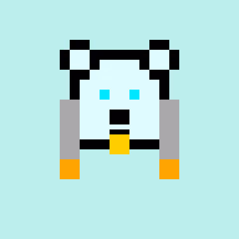 Pixel Bear #52533