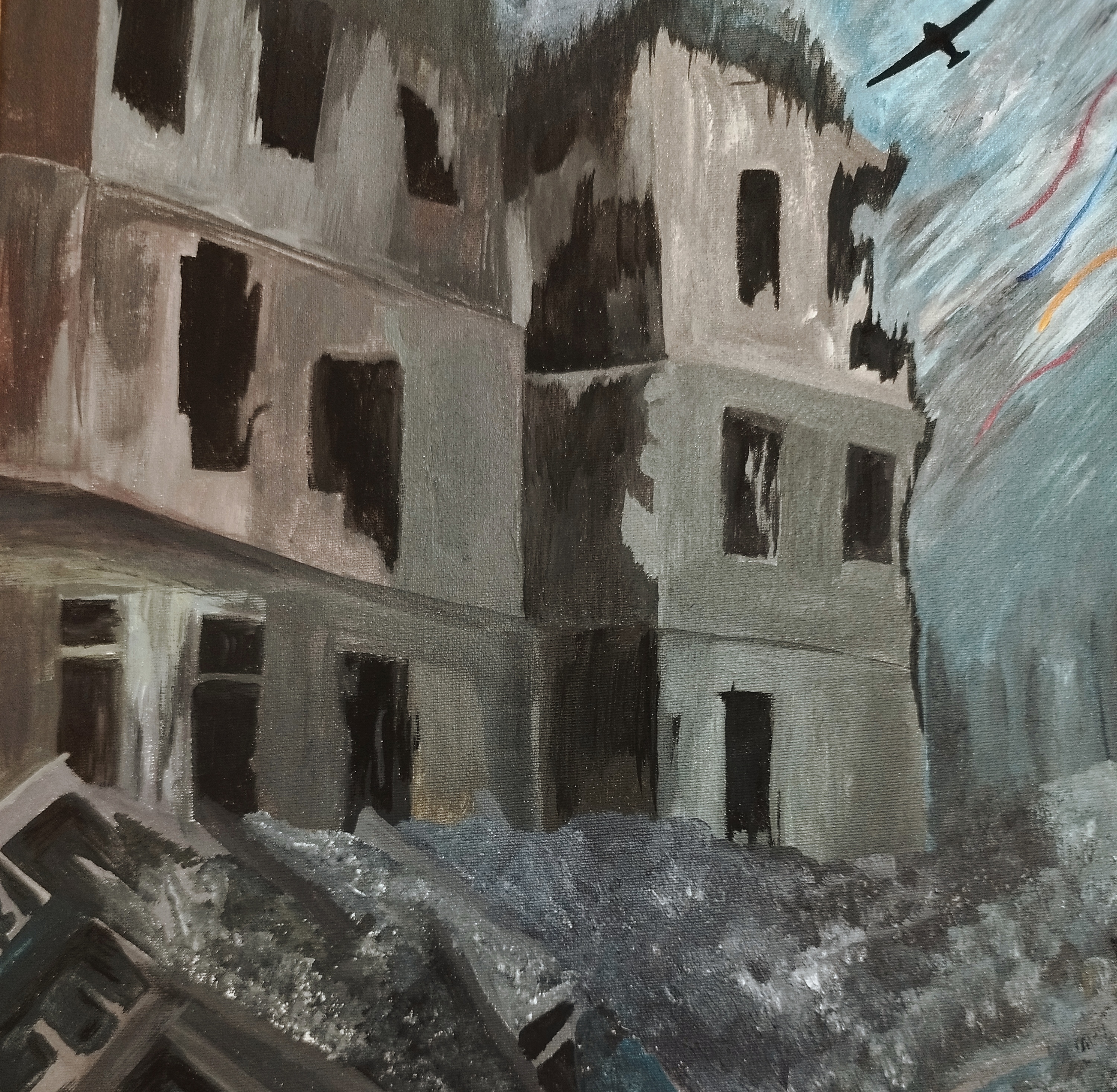 WIP (acrylic painting moment 🎨🖌️) #6