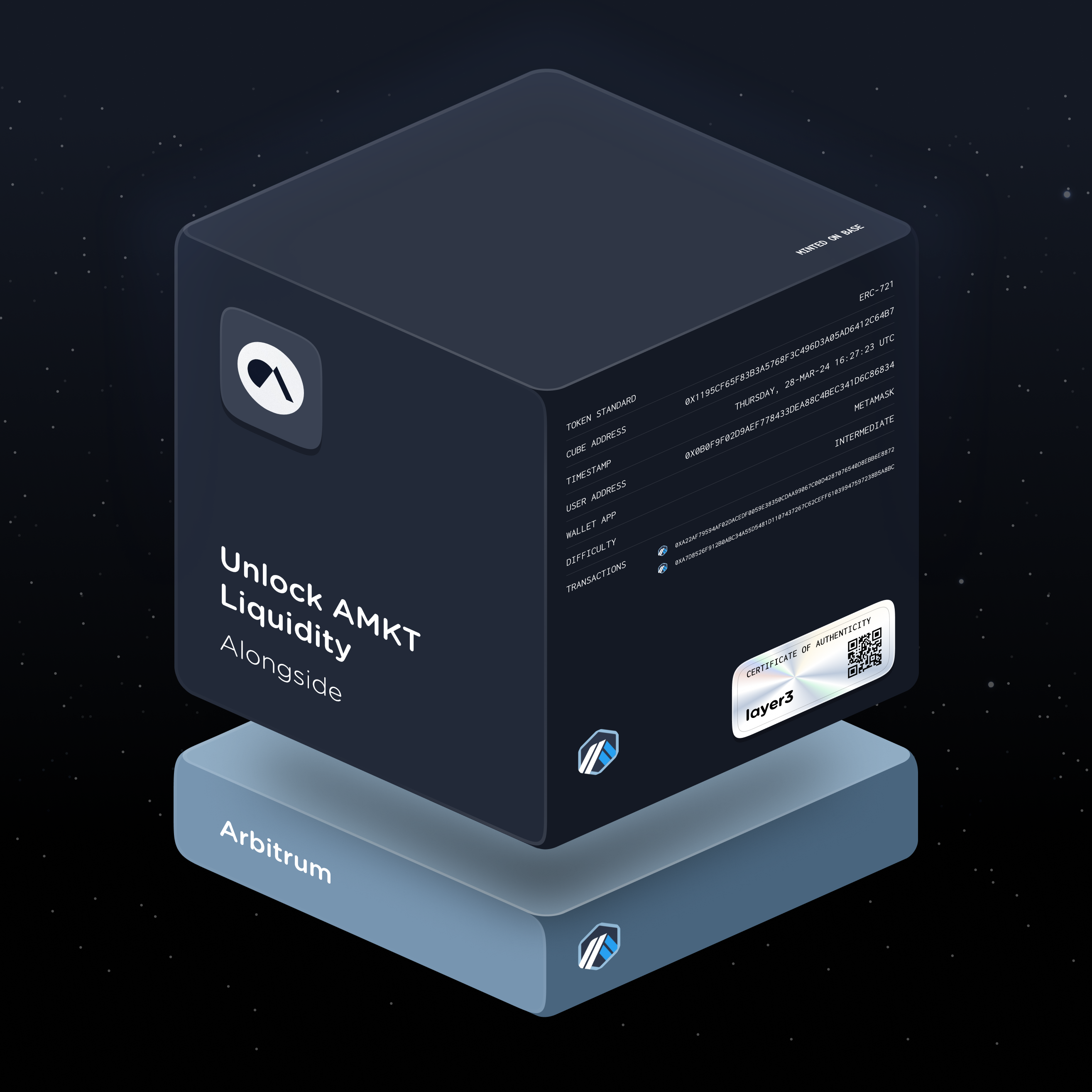 Unlock AMKT Liquidity