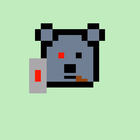 Pixel Bear #76481
