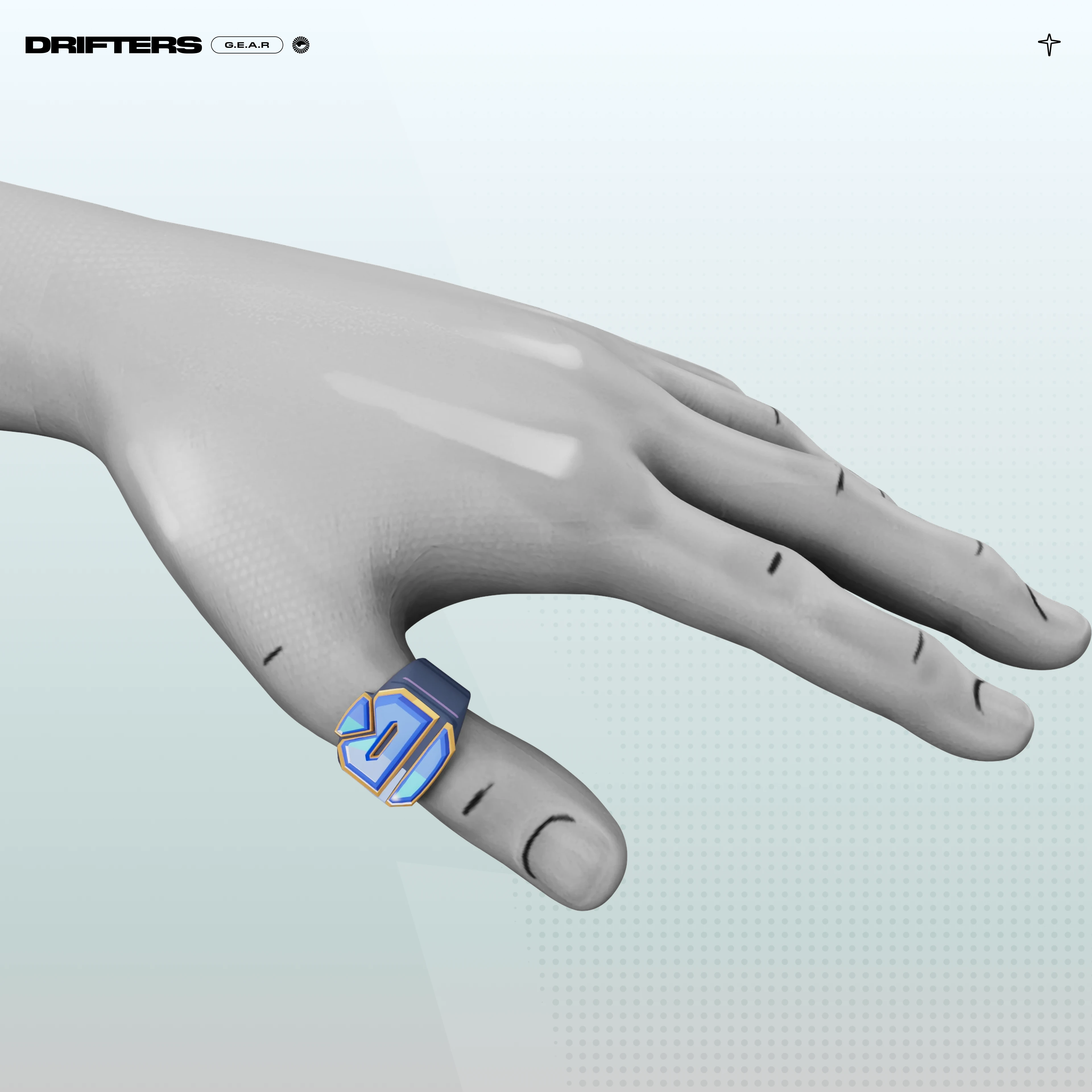 Sapphire Enforcer Signet Ring