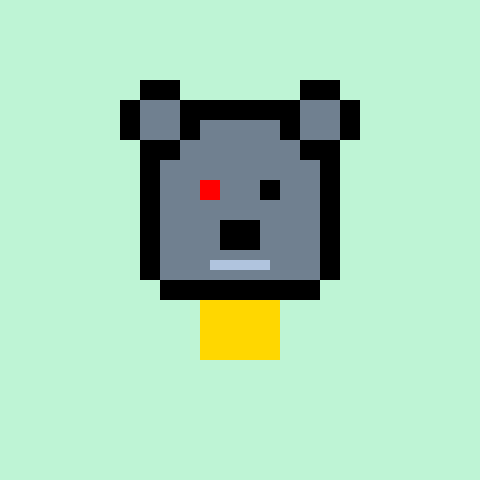 Pixel Bear #15657