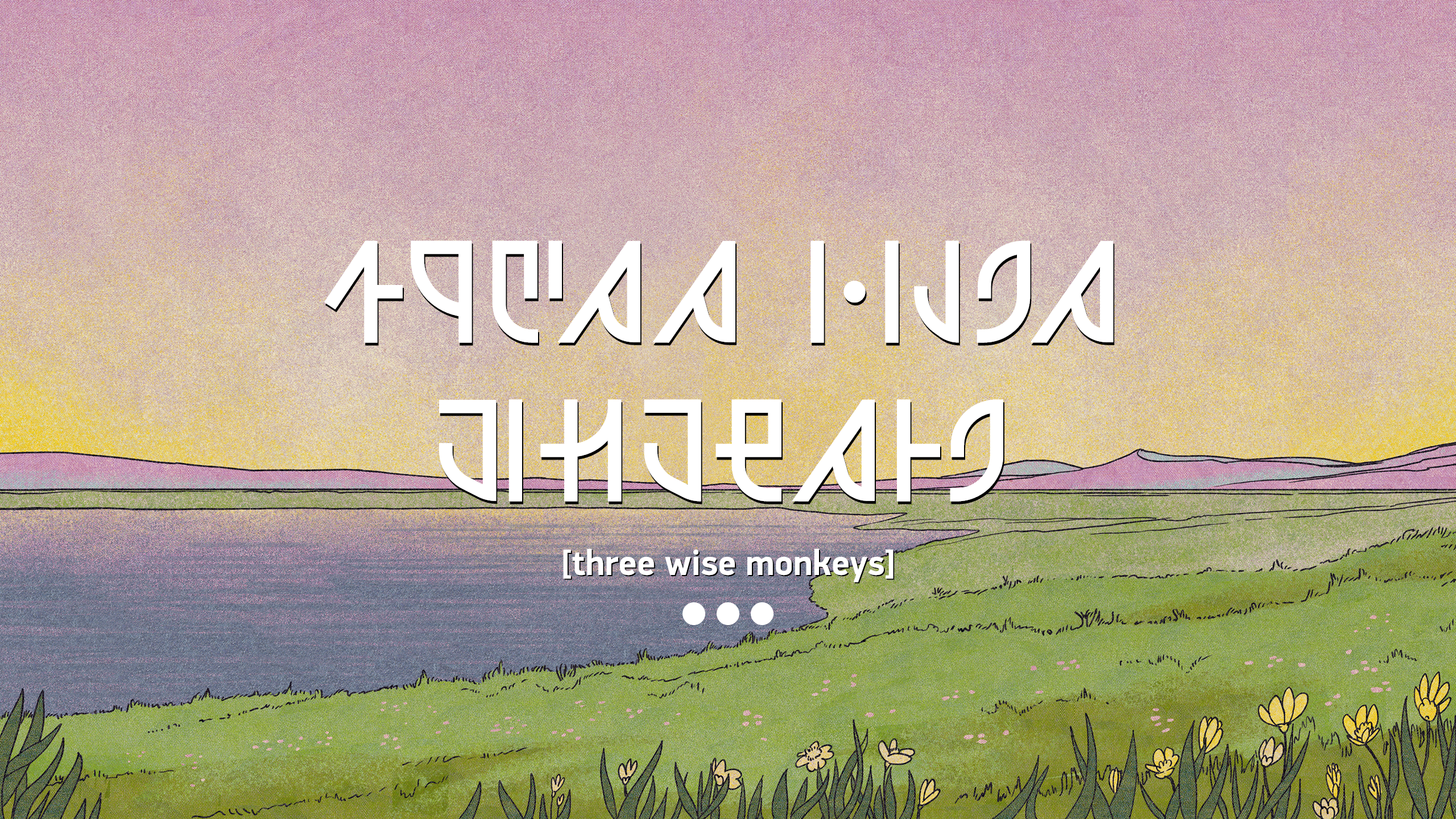 three wise monkeys