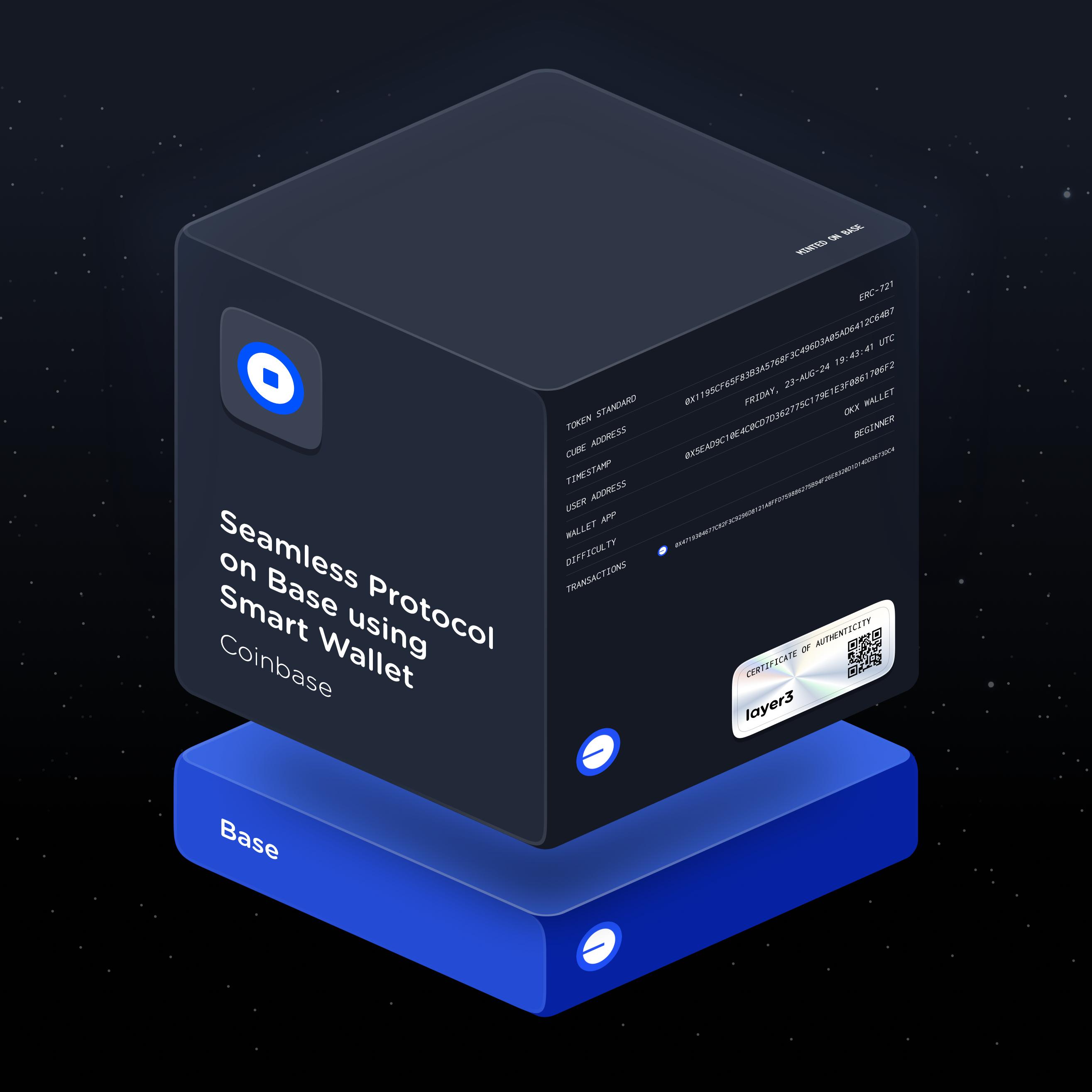 Seamless Protocol on Base using Smart Wallet