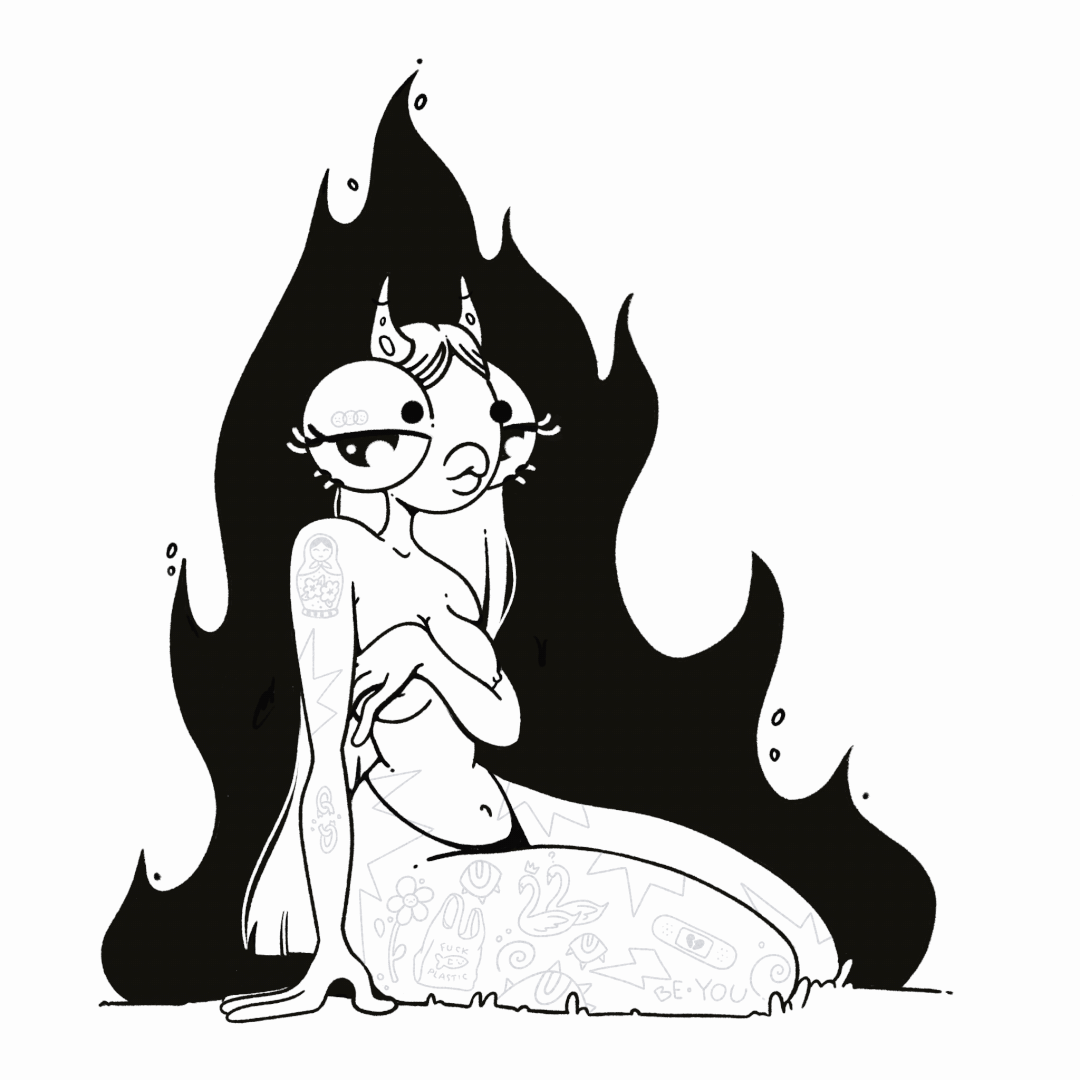 the world is on fire, so am i