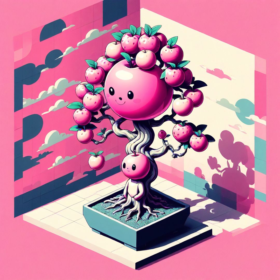 Pink lady Bonsai