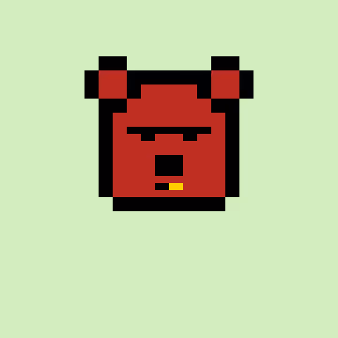 Pixel Bear #17322