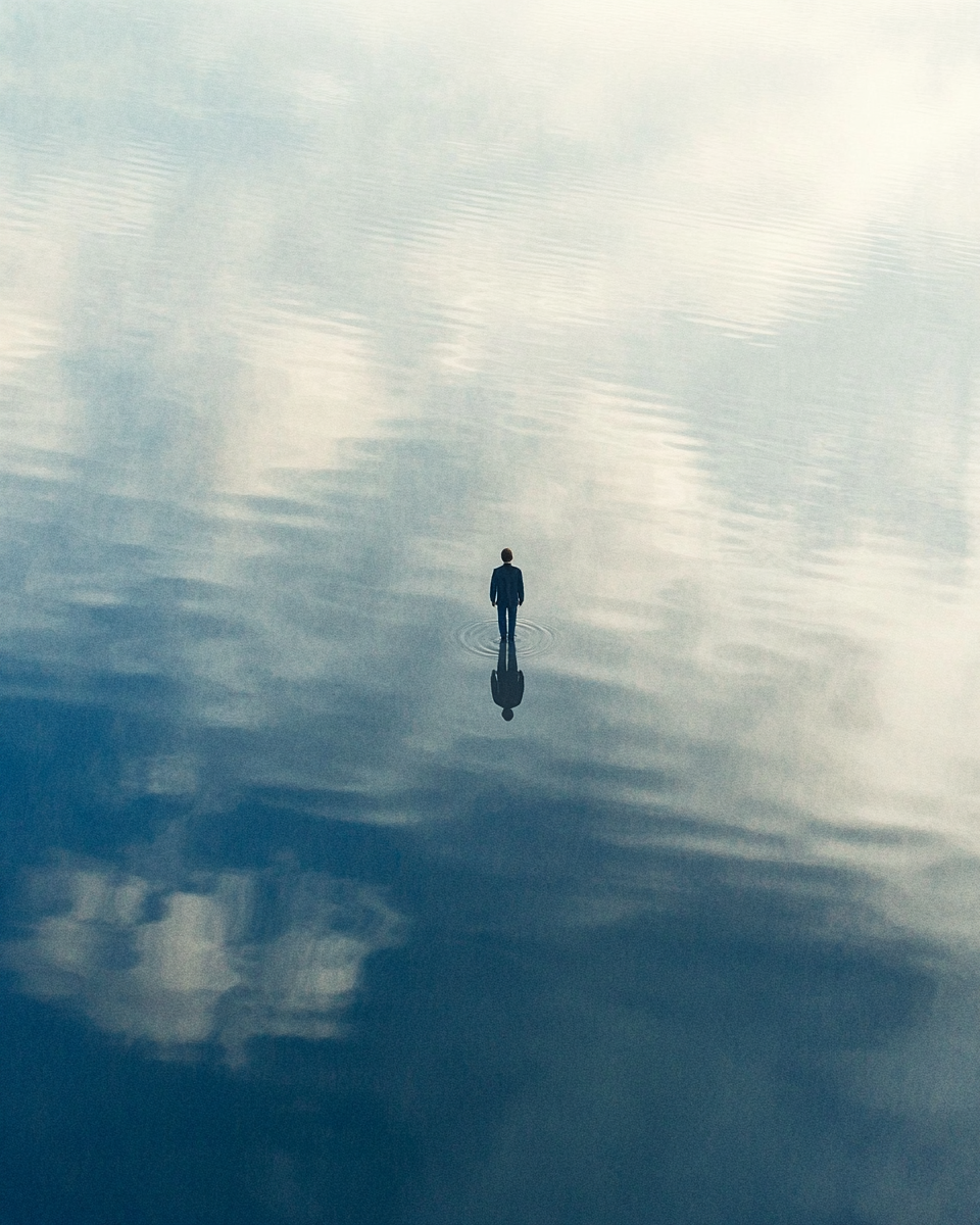 Sinking into the sea fills up my dreams.