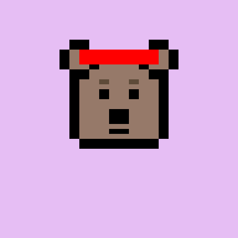 Pixel Bear #37815