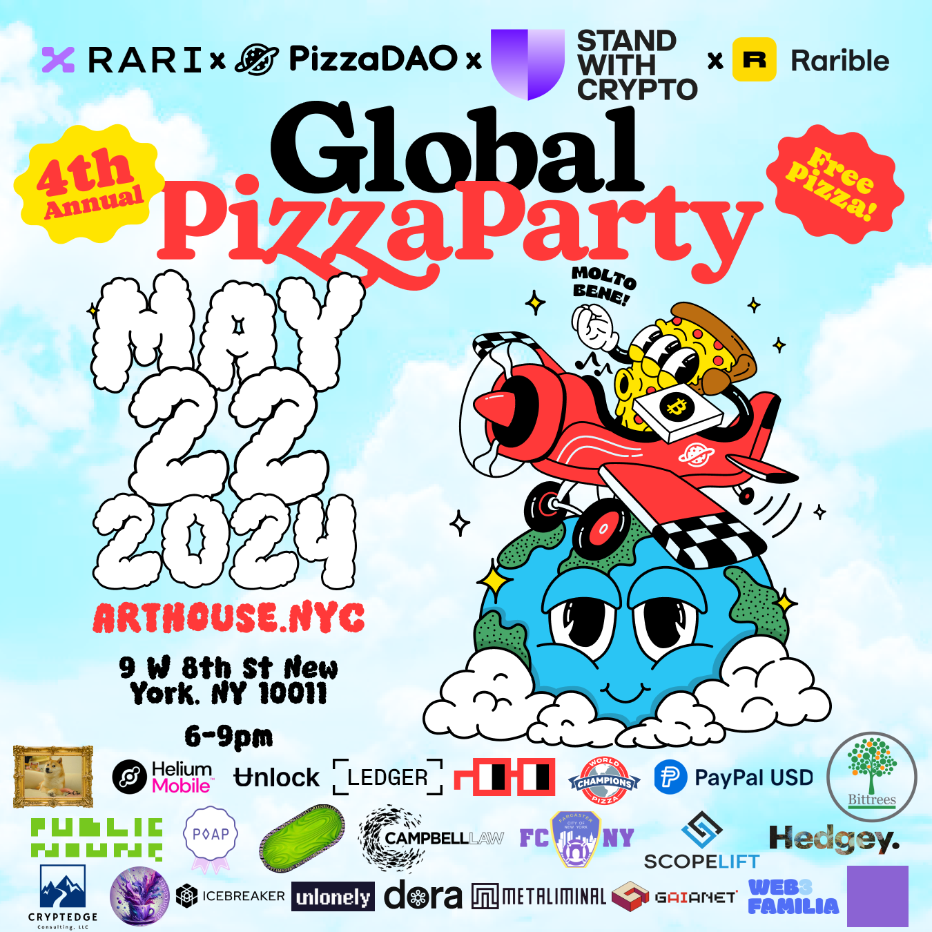 Global Pizza Party 2024 NYC