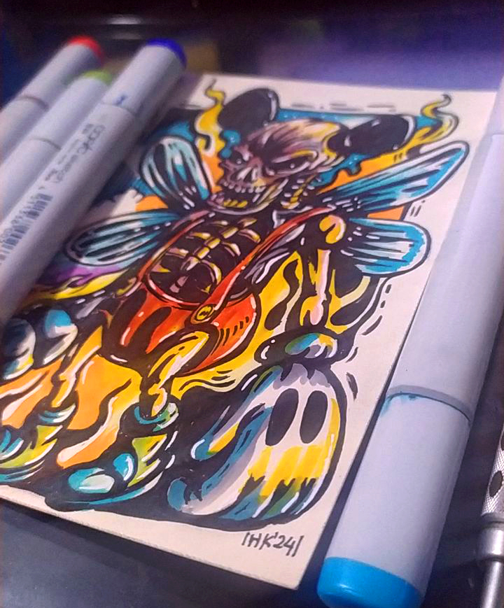 MARKER ON PAPER #5