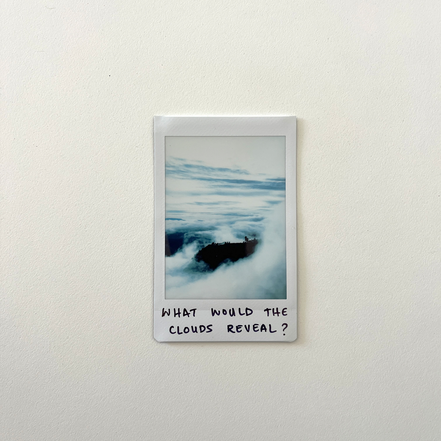 What would the cloud reveal?