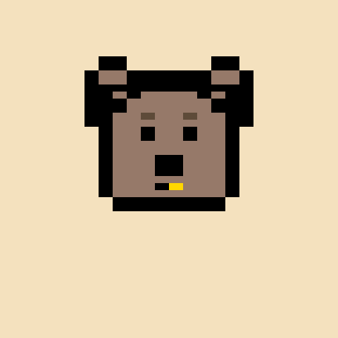 Pixel Bear #33289