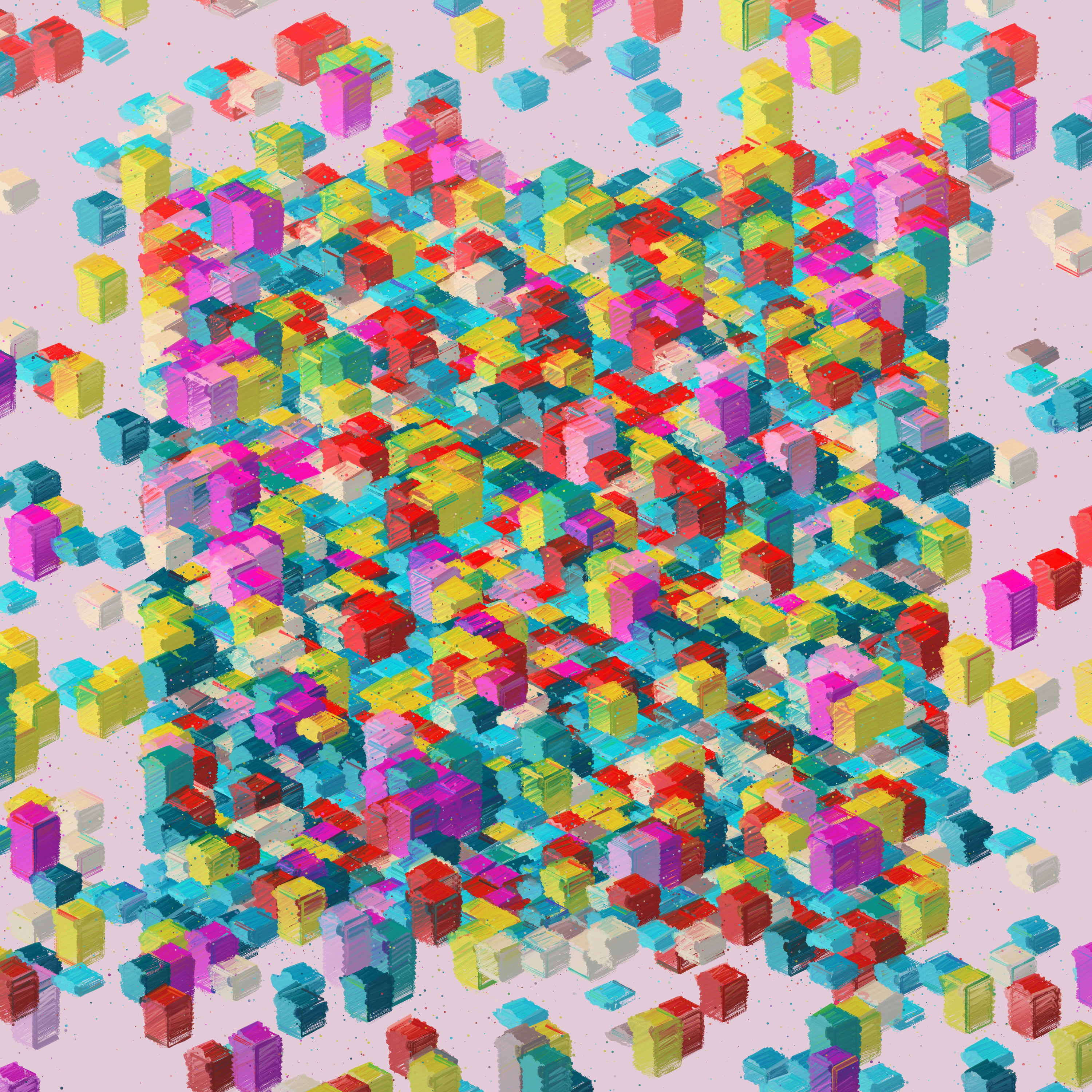 Isometric, Genuary 2025, Day 5