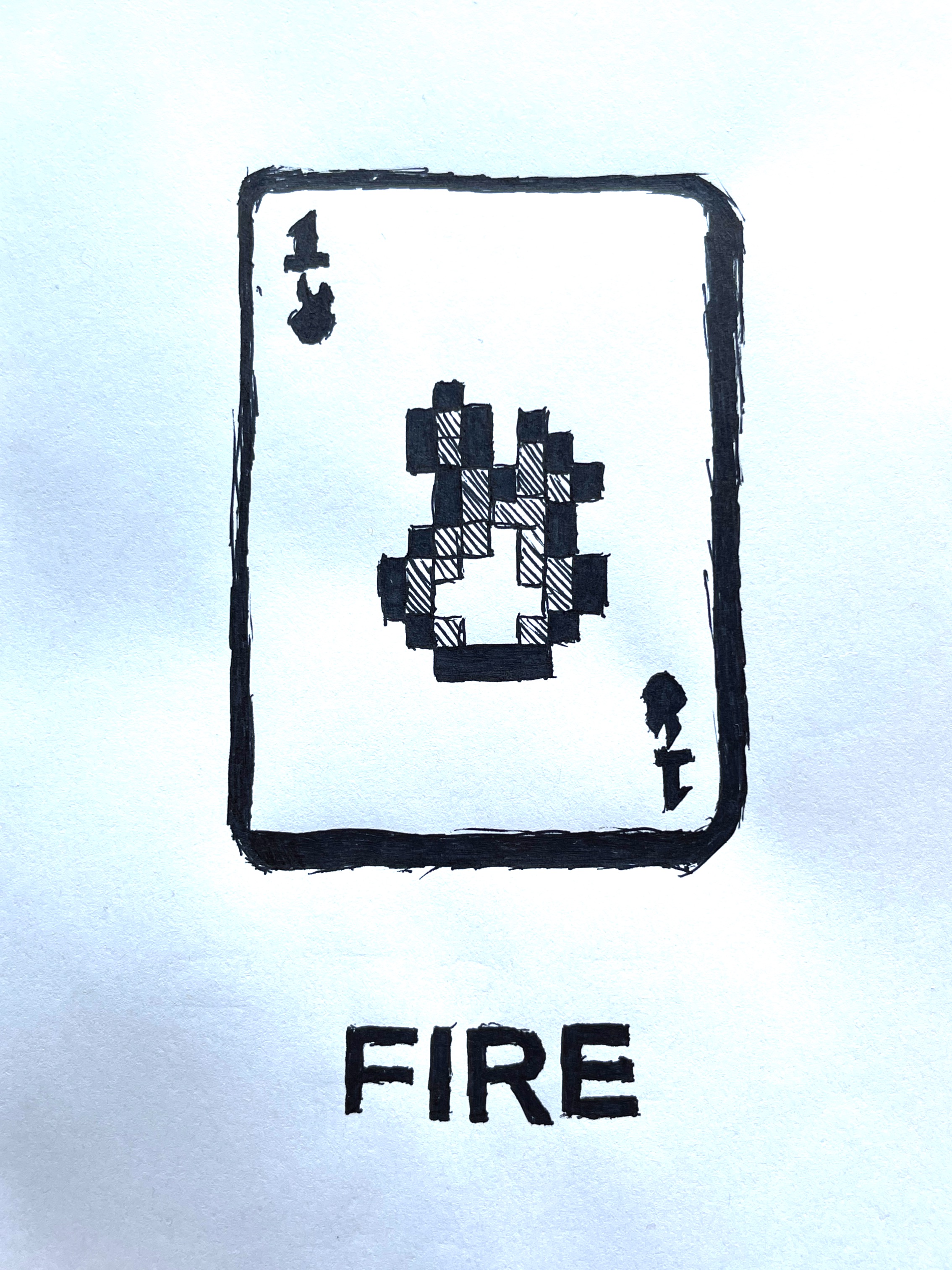 Fire Card: Sketchbook Edition