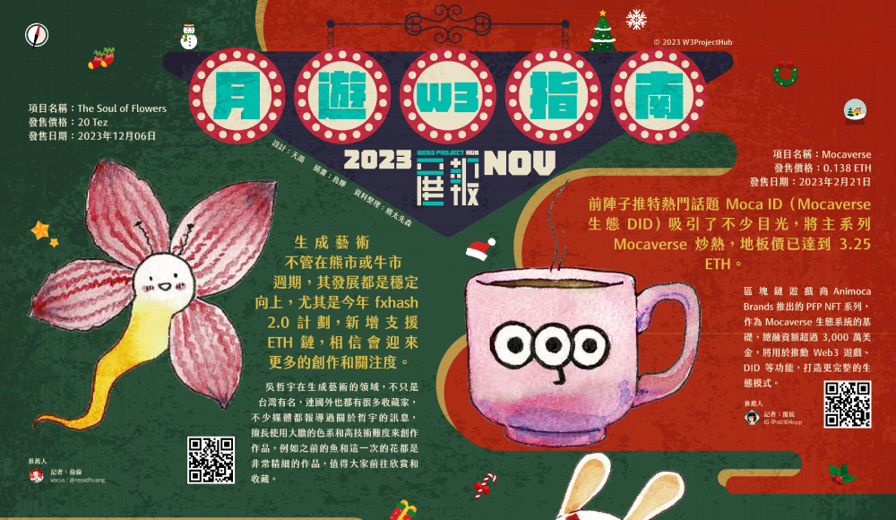 《月遊W3指南》2023年11月號