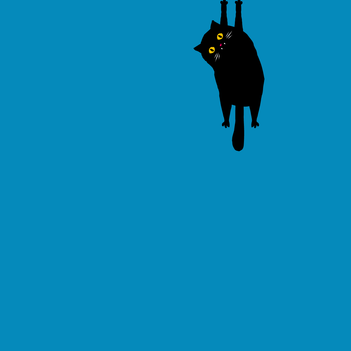 Hang In There On Blue