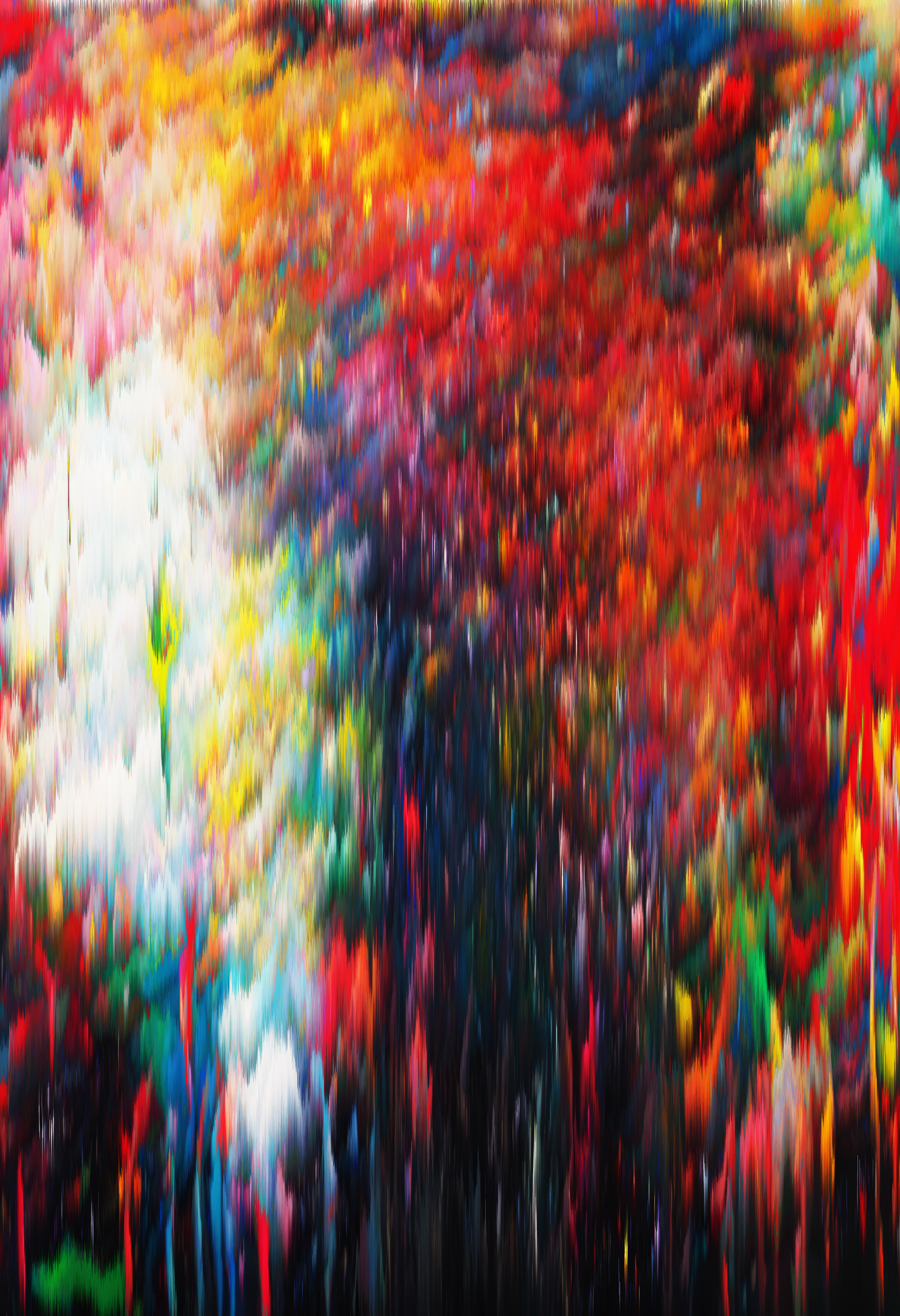 All forms gush from the vast ground