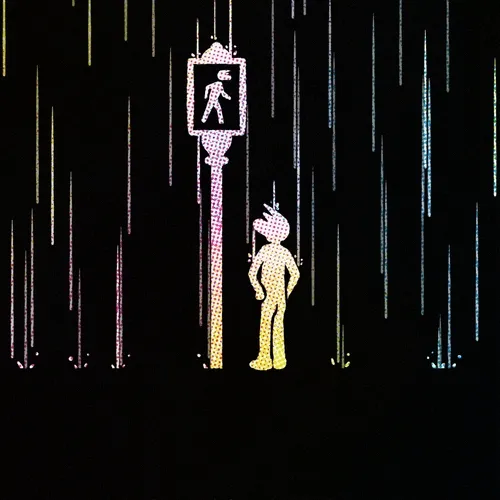 walk sign is on
