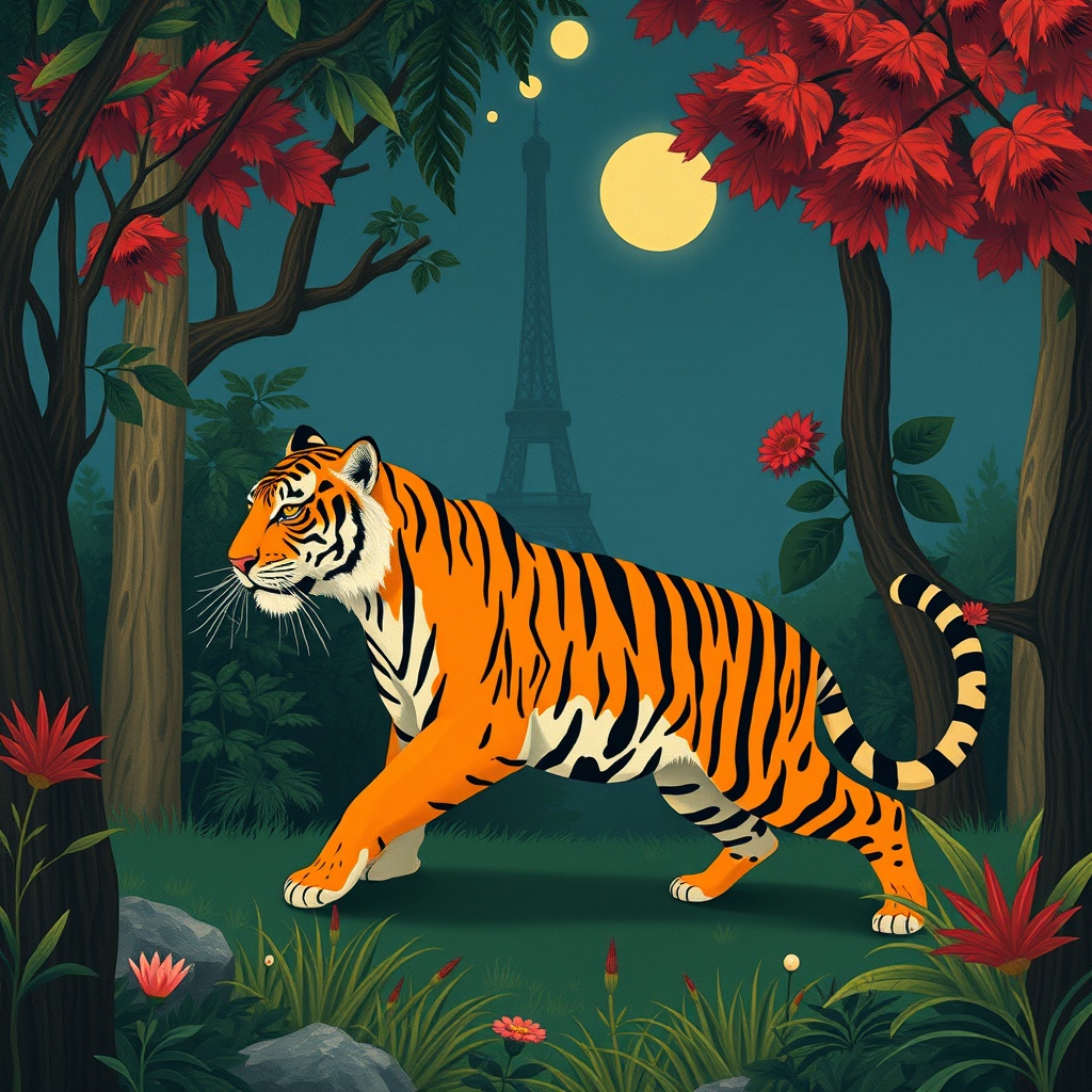 Tiger in Paris