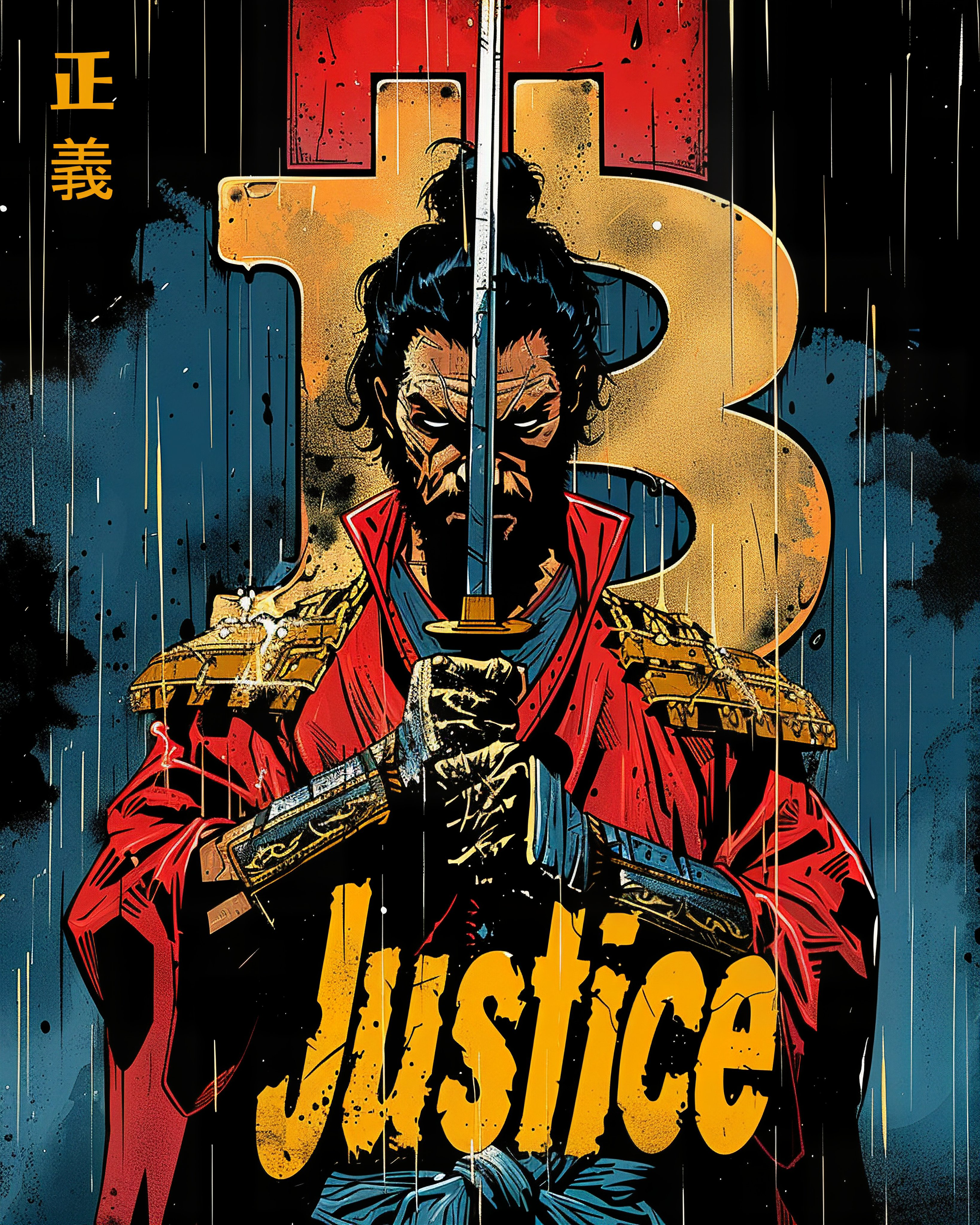 Justice / Righteousness: "正義" (seigi)