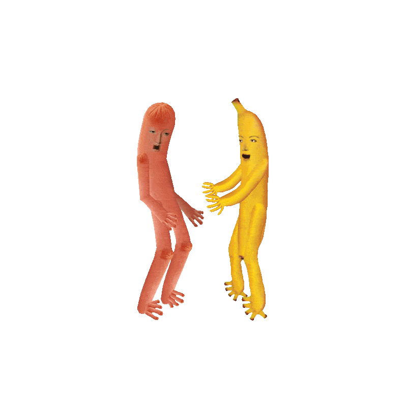 Dancing Hot Dog and Banana