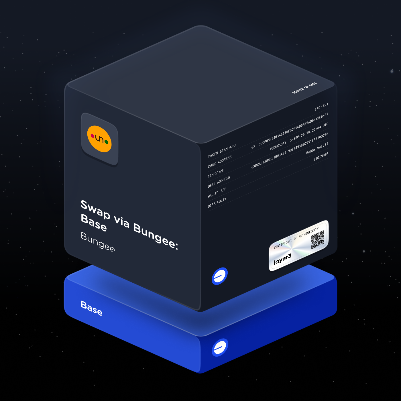 Swap via Bungee: Base