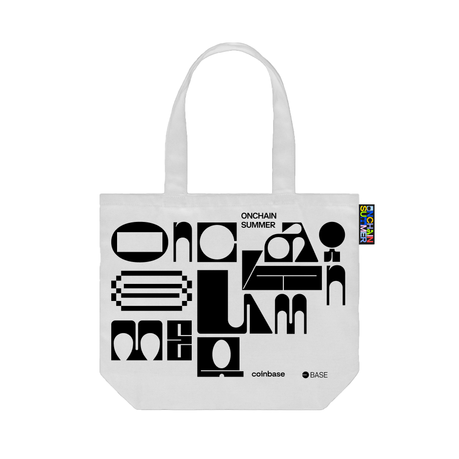 Onchain Summer Base Tote #25