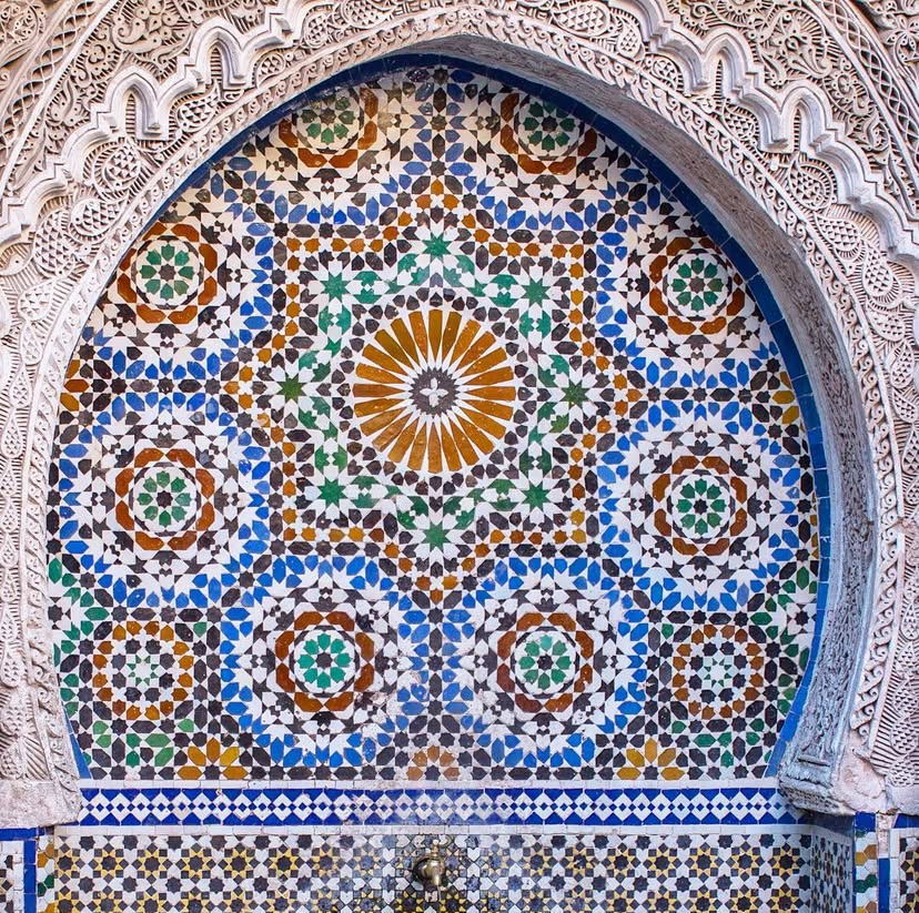 Nejjarine fountain in Fès, Morocco