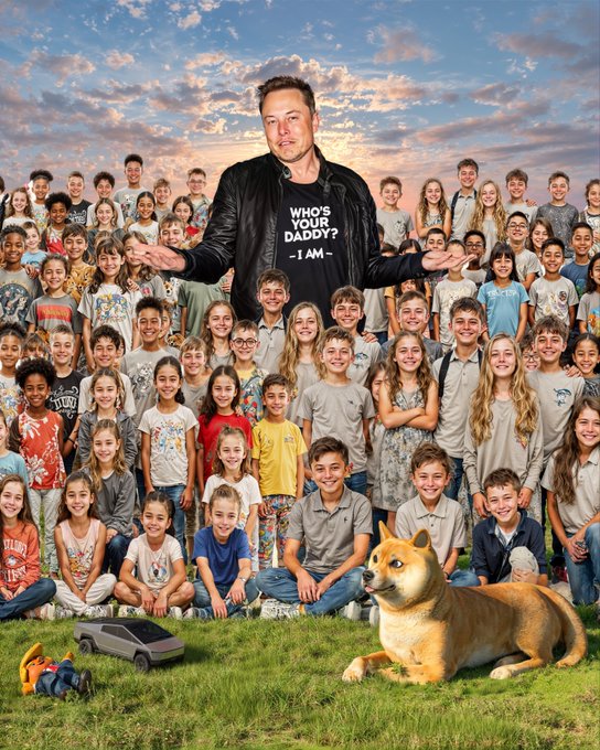 HAPPY FATHER'S DAY ELON!!