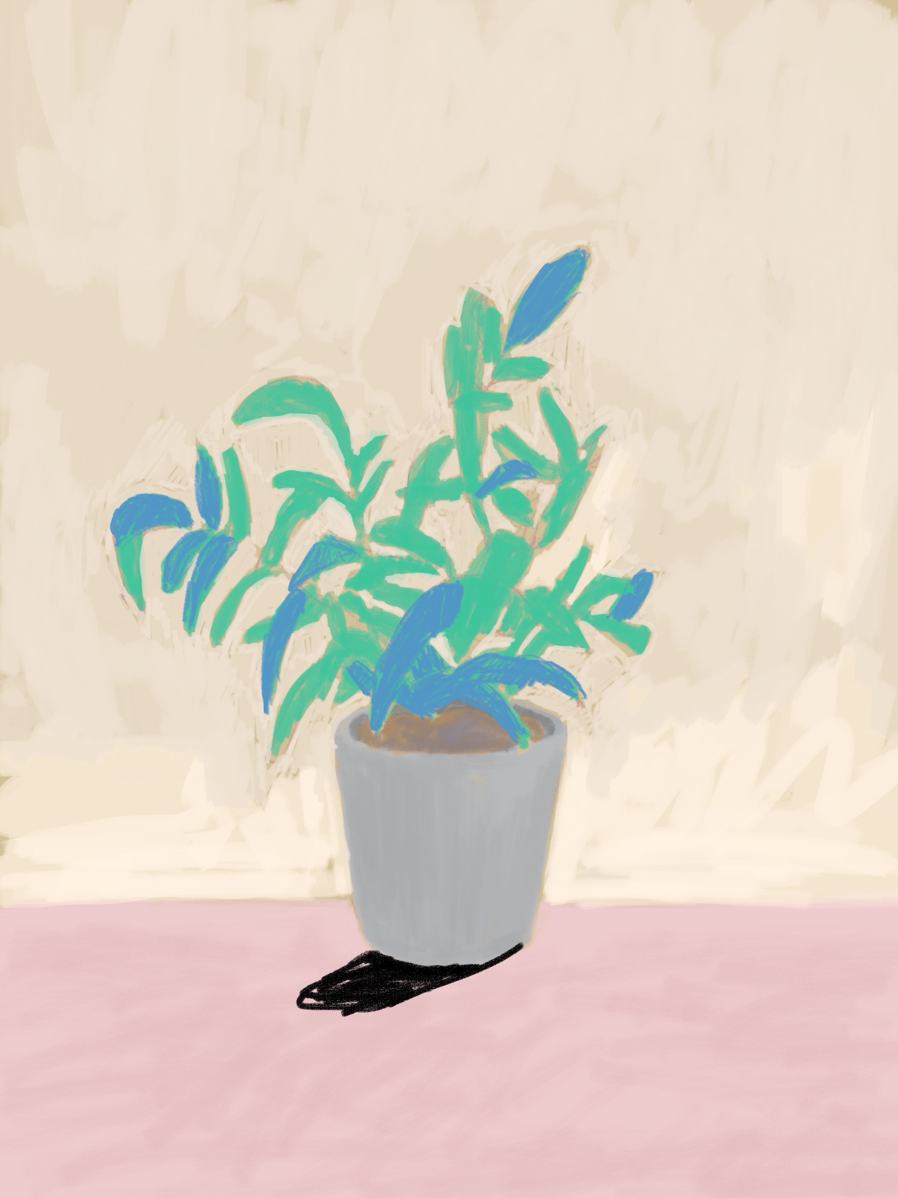 A vase in a gloomy day #1