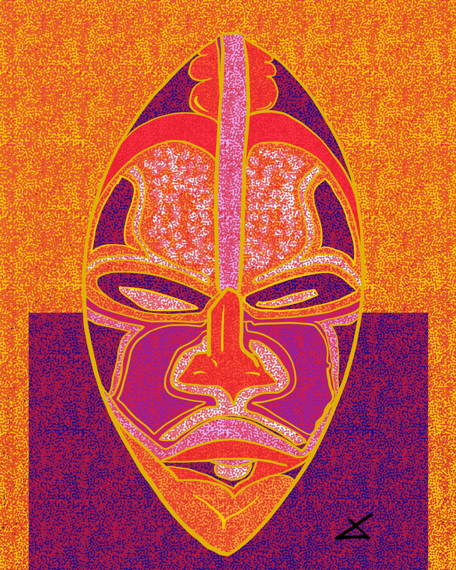 Masked Glory by Friday the Fourth & African Man by Ajebutter22  1020