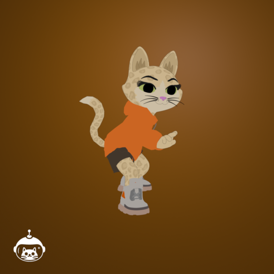 Cream Cat Leopard Lashes