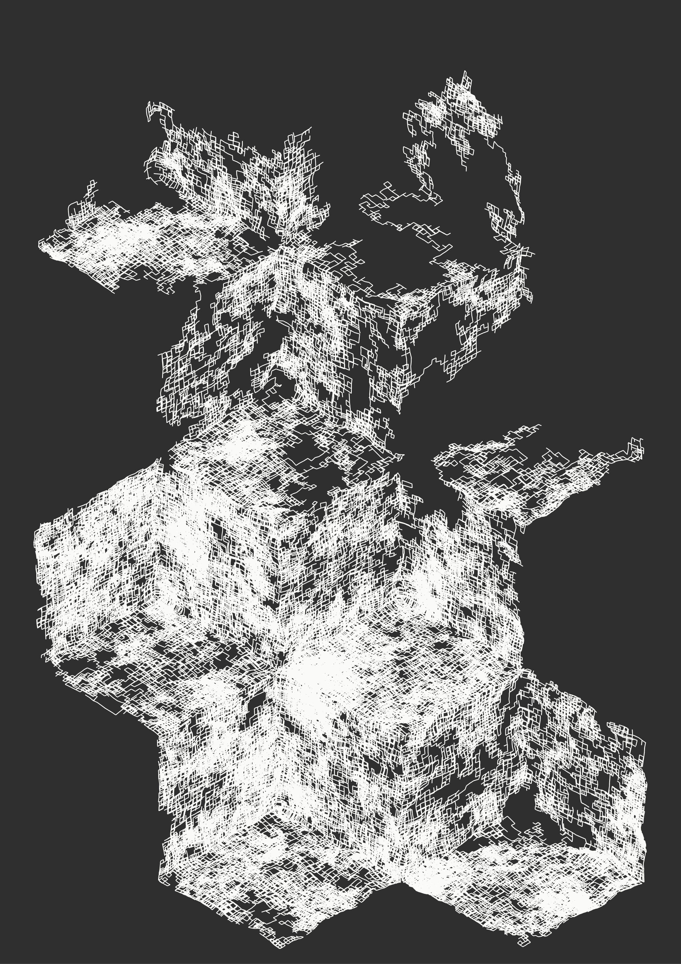 Broken spaces of solitude, study