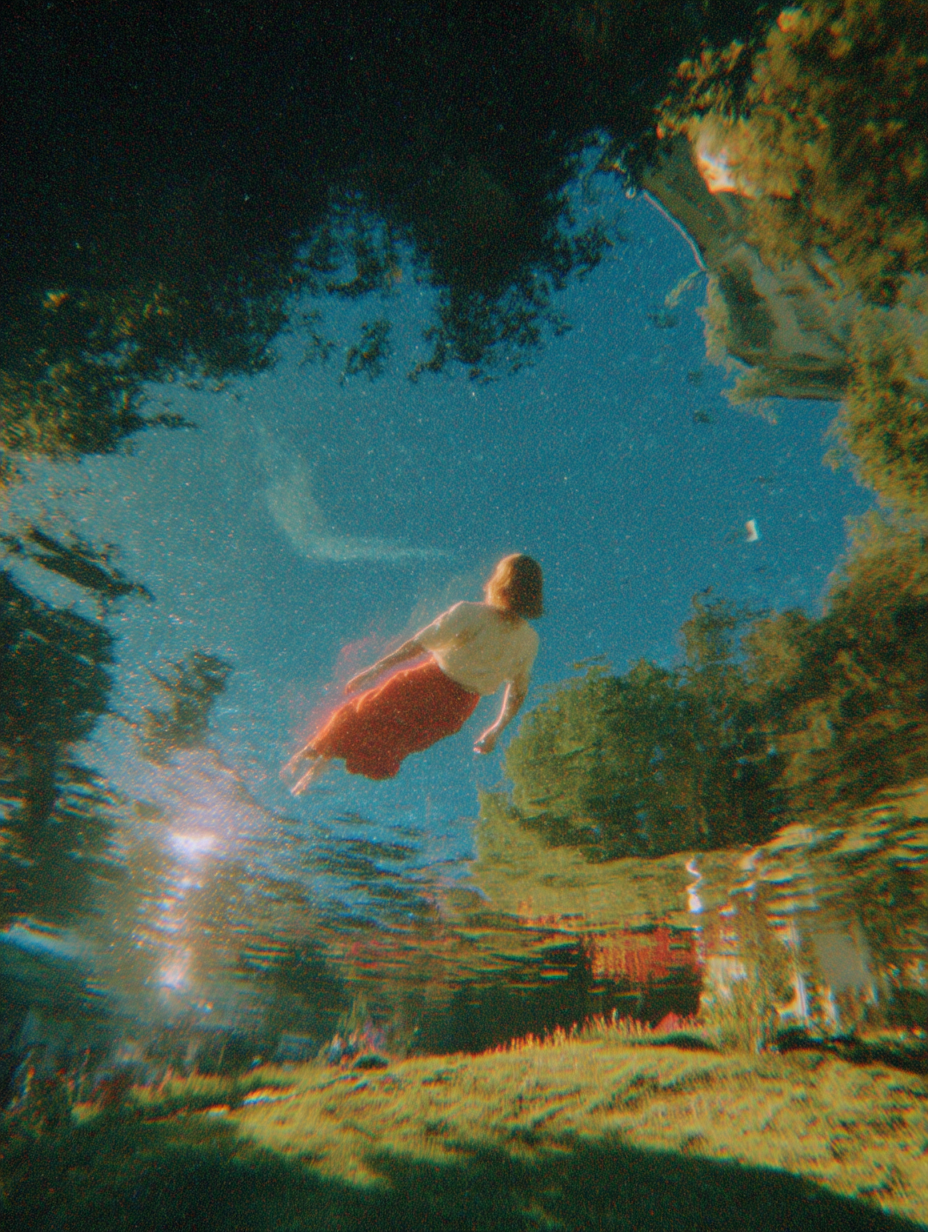 On the outside she looks so peaceful.