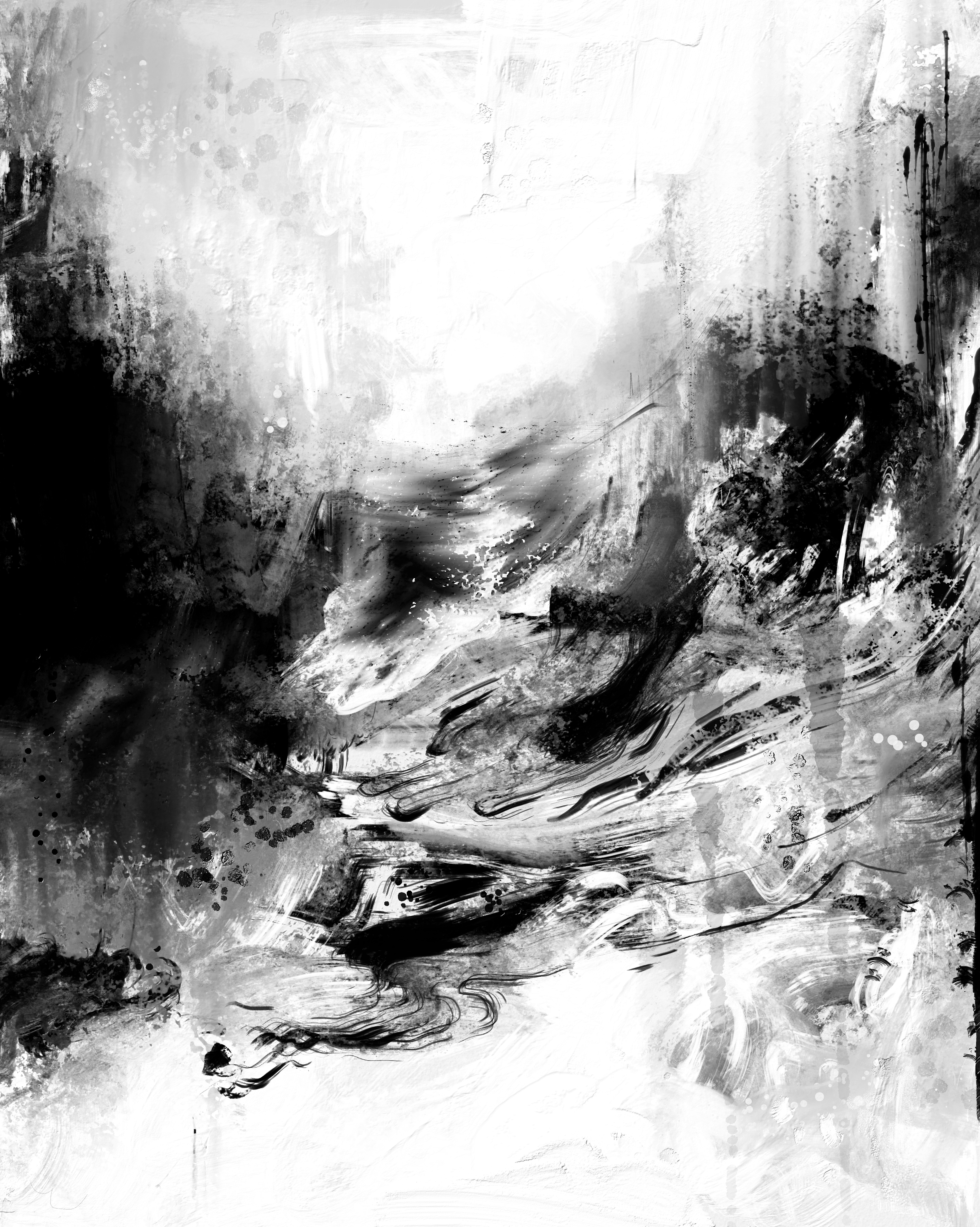 Black and white collide