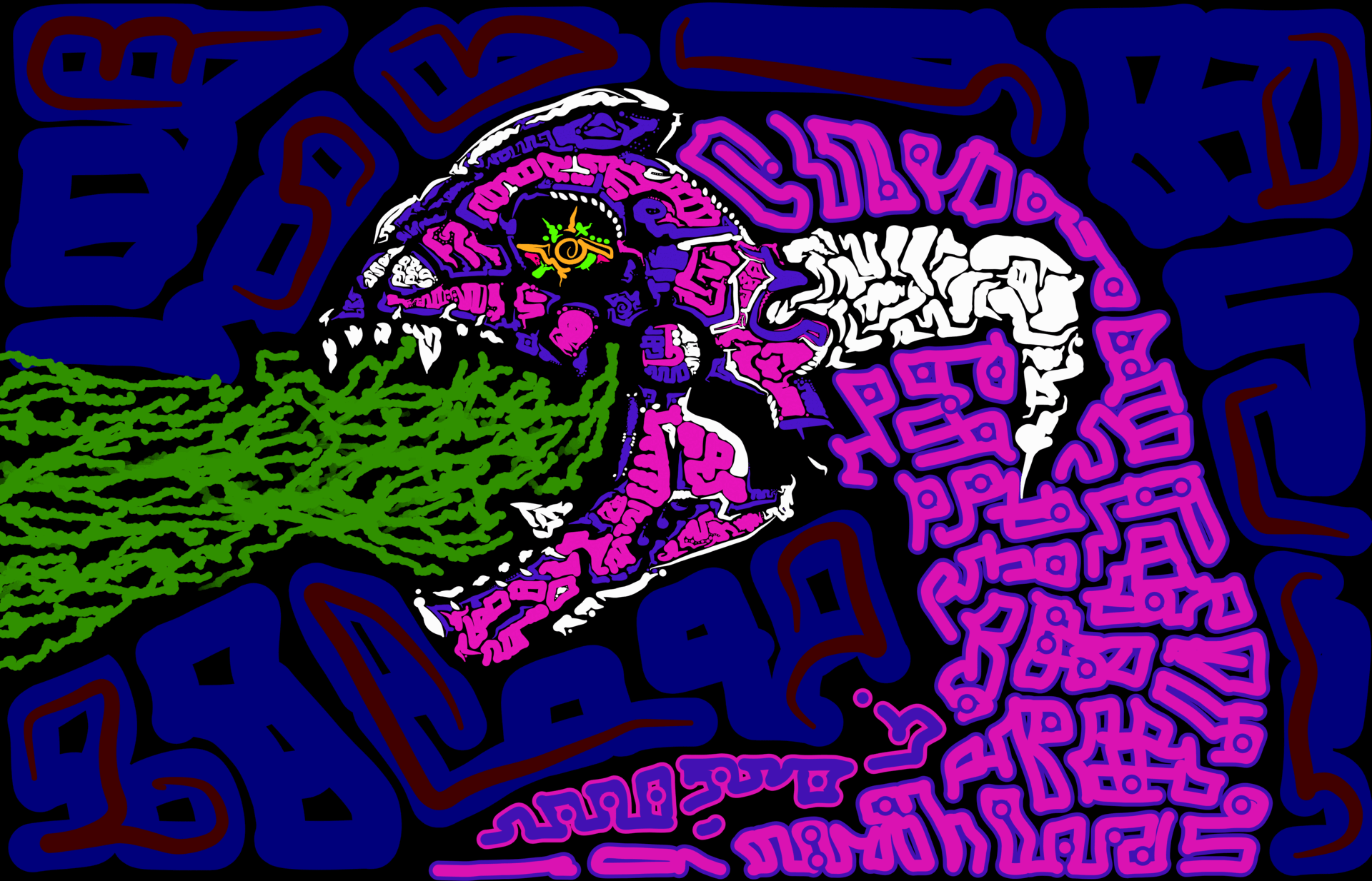 Burn baby,burn..Green...